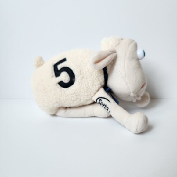 Serta Mattress Counting Sheep #5 Plush 8" w/ Tags Stuffed Lamb 2000 Vintage - Picture 1 of 11
